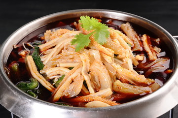 noodles with shrimps