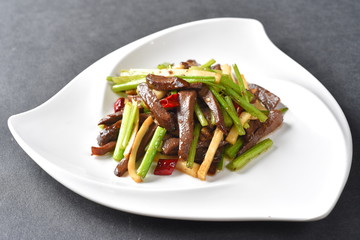 salad with green beans and bacon
