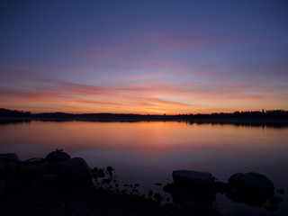 Morning in Helsinki, Finland - Stunning view from Arabianranta district and park