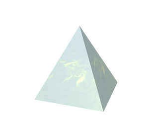pyramid isolated on white background