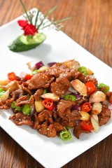 meat with vegetables