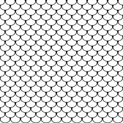 Seamless fish scale pattern. © troyka