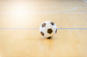 Futsal Background. Indoor Soccer Futsal Ball. Team sport