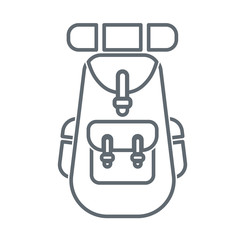 Backpack icon illustration