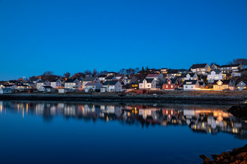 Spring comes and it gets brighter and brighter in the evening in Northern Norway