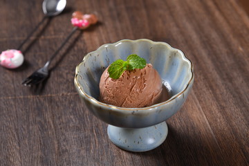 bowl of ice cream
