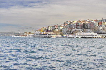 Fatih Sultan Mehmet Bridge in Istanbul