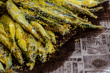 Golden Skin of Roasted Mackerel