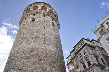 Galata tower in Istanbul, Turkey