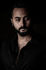 Obraz premium Contrast Portrait Shot
