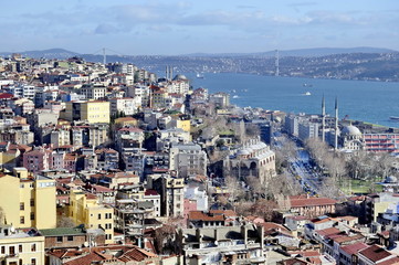 Obraz premium Aerial view of Istanbul, Turkey
