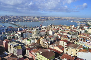Aerial view of Istanbul, Turkey