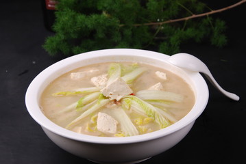 soup in a bowl