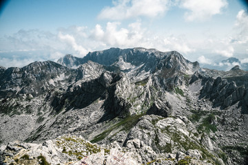 Fototapeta na wymiar Bobotov Kuk Hike in Durmitor National Park in Montenegro