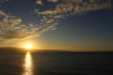 Obraz premium Sunset in Hawaii