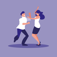 couple dancing avatar character