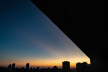 Architectural sunset
