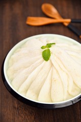 dumplings on a plate
