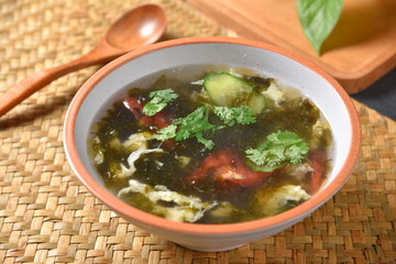 soup with meat and vegetables