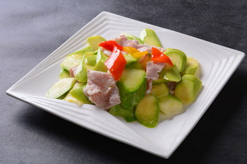 fresh salad in a bowl