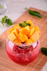 salad with tomatoes and cucumbers