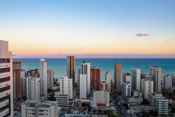 Fototapeta na wymiar Sunset in Recife