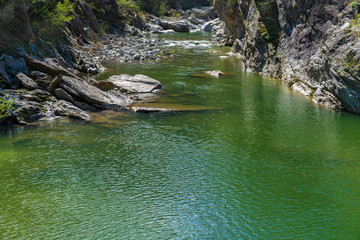 River in the mountains, Integna, Switzerland 