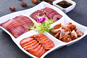 meat with vegetables