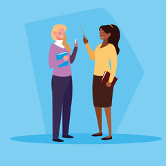 teachers girls avatar character