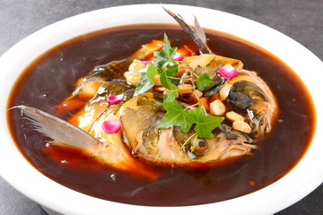 soup with meat and vegetables