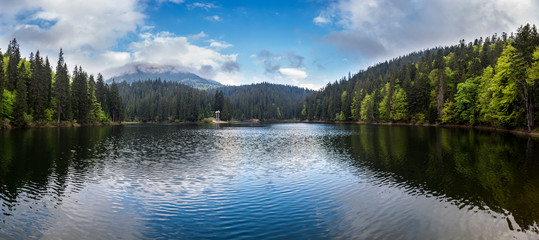 Fototapeta premium Carpathian Highland mountain Lake Synevir
