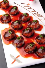 bruschetta with tomato and basil