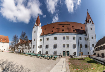 Obraz premium New castle in Ingolstadt, Bavaria, Germany Bavaria, Germany
