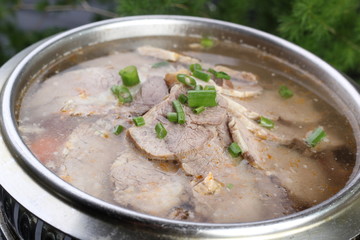 soup with meat and vegetables
