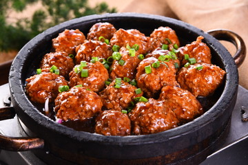 meat with vegetables