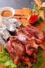 meat with vegetables