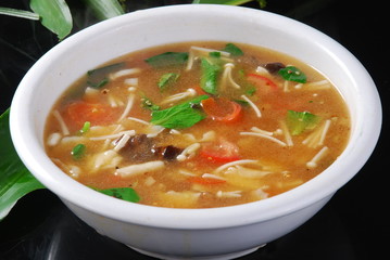 bowl of vegetable soup