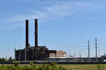 Fototapeta na wymiar Market Street Power Plant