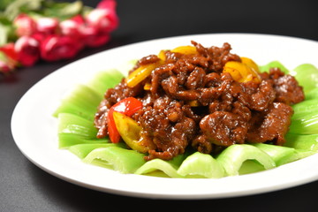 meat with vegetables