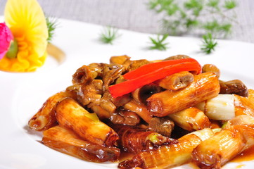 grilled chicken with vegetables