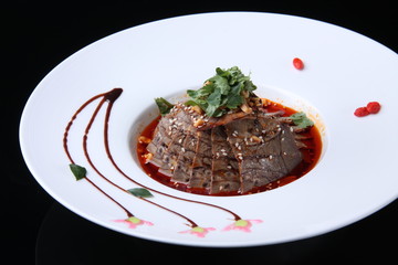 steak on a plate