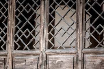 Architecture details of Chinese historic building