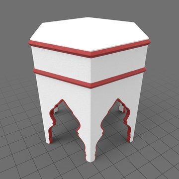 Moroccan accent table