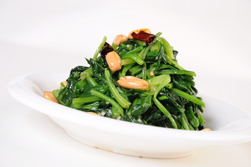fresh salad on a plate