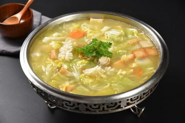 bowl of vegetable soup