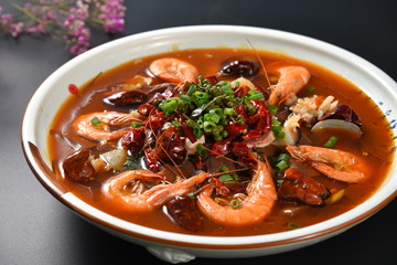 soup with meat and vegetables