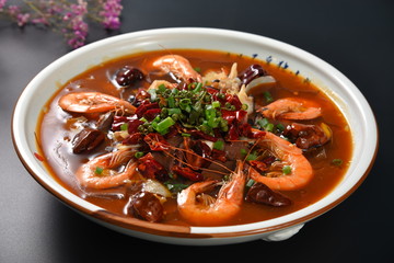 soup with meat and vegetables