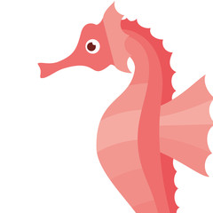 seahorse pattern isolated icon