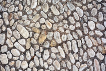 Textura de suelo empedrado con pequeñas piedras