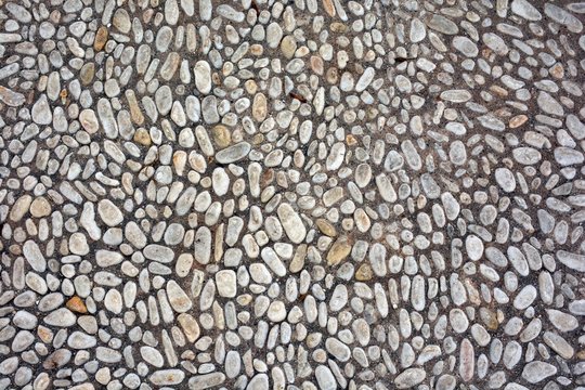Textura de suelo empedrado con pequeñas piedras